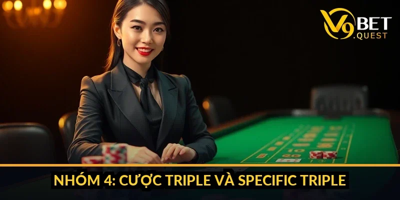 Bảng cược Sicbo V9bet đầy đủ với house edge