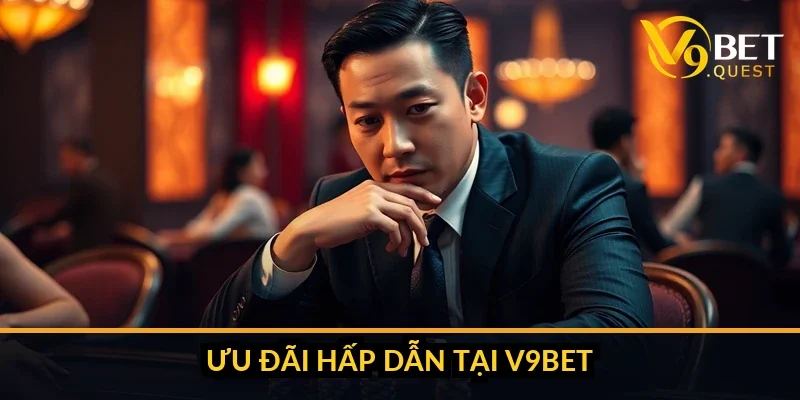 Màn hình gameplay ba lá V9bet với các nút đặt cược