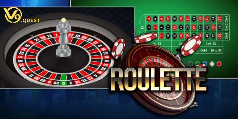 Luật chơi Roulette và bí kíp làm chủ vòng quay V9BET 2 Sơ đồ phân bổ chip cược trong và cược ngoài trên thảm số Roulette V9bet.
