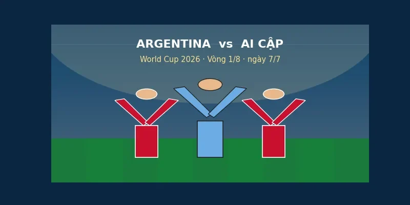 Nhận định trận đấu Argentina vs Ai Cập