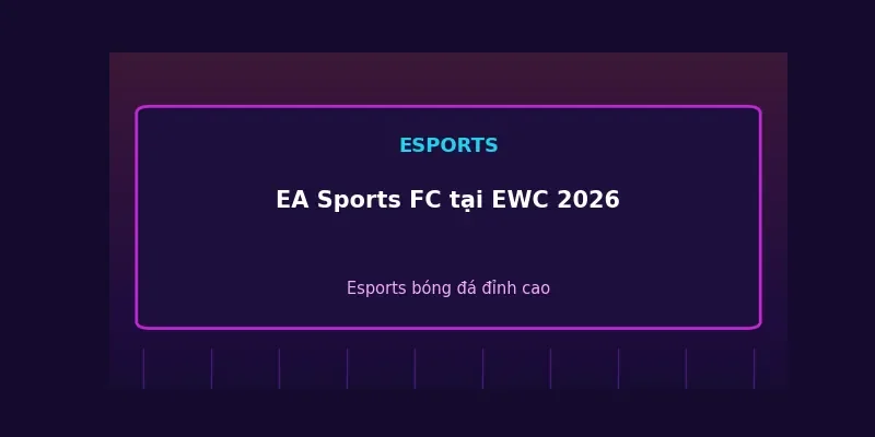 EA Sports FC tại Esports World Cup 2026